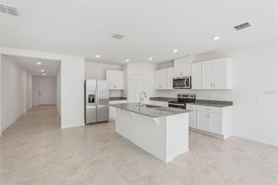 Furnished interior view inside a new home in Deer Run at Crosswinds, Davenport (Image 5). Furnished interior view inside a new home in Deer Run at Crosswinds, Davenport (Image 5).