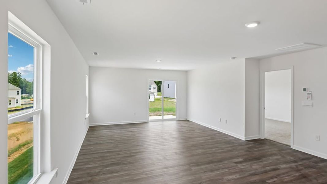 Representative unfurnished interior of a home built from the Manning by D.R. Horton in Laurel Oaks, Sanford (Image 15). Representative unfurnished interior of a home built from the Manning by D.R. Horton in Laurel Oaks, Sanford (Image 15).