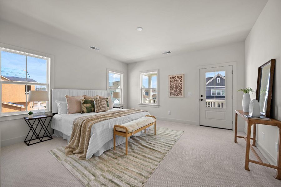 Furnished interior view inside a new home in , Summerville (Image 18).