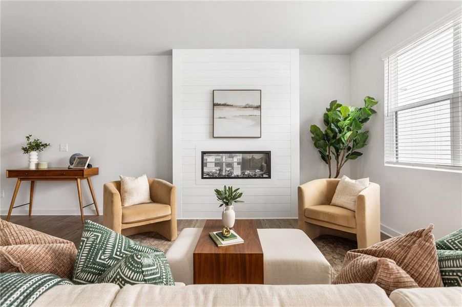 Furnished interior view inside a new home in , Lawrenceville (Image 11).