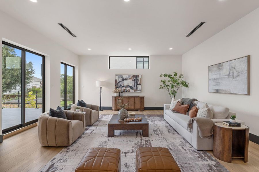 Furnished interior view inside a new home in , Houston (Image 41). Furnished interior view inside a new home in , Houston (Image 41).