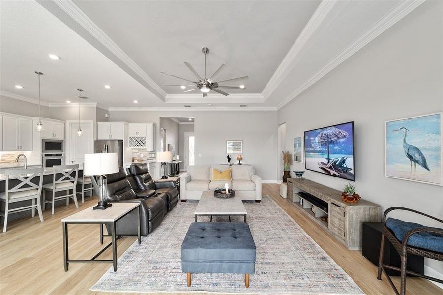 Furnished interior view inside a new home in , Ocala (Image 34).