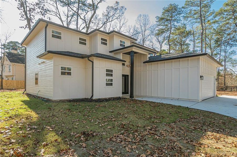 Exterior details and patio area of a home in , Powder Springs (Image 4). Exterior details and patio area of a home in , Powder Springs (Image 4).