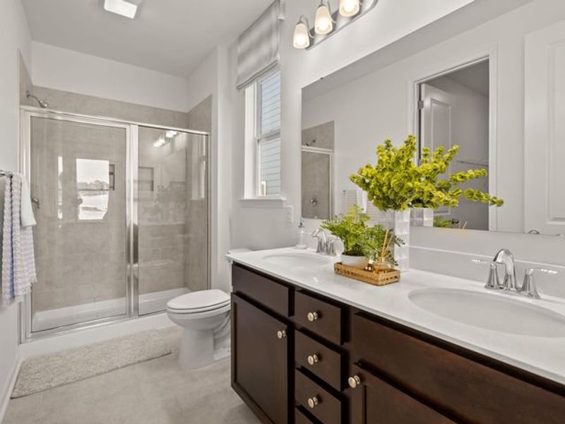 Representative furnished interior of a home built from the Devin P by True Homes in Homecoming, Ravenel (Image 16). Representative furnished interior of a home built from the Devin P by True Homes in Homecoming, Ravenel (Image 16).