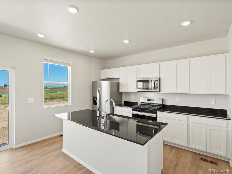 Furnished interior view inside a new home in Lake Bluff, Greeley (Image 5). Furnished interior view inside a new home in Lake Bluff, Greeley (Image 5).