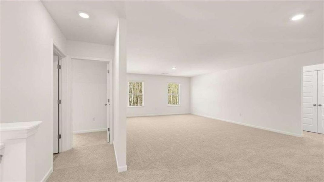 Spacious, unfurnished interior of a new home in Brooks Station, Dacula (Image 36).