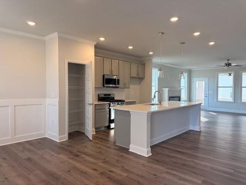 Furnished interior view inside a new home in Cooper's Walk, Loganville (Image 6). Furnished interior view inside a new home in Cooper's Walk, Loganville (Image 6).