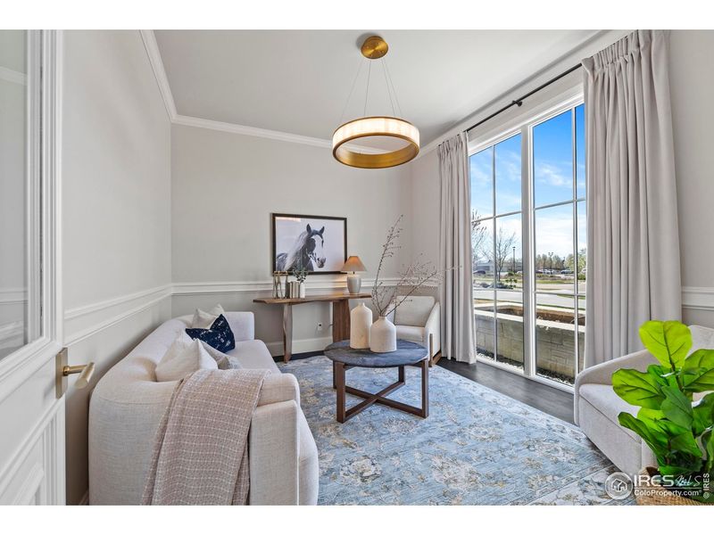 Furnished interior view inside a new home in , Fort Collins (Image 11).