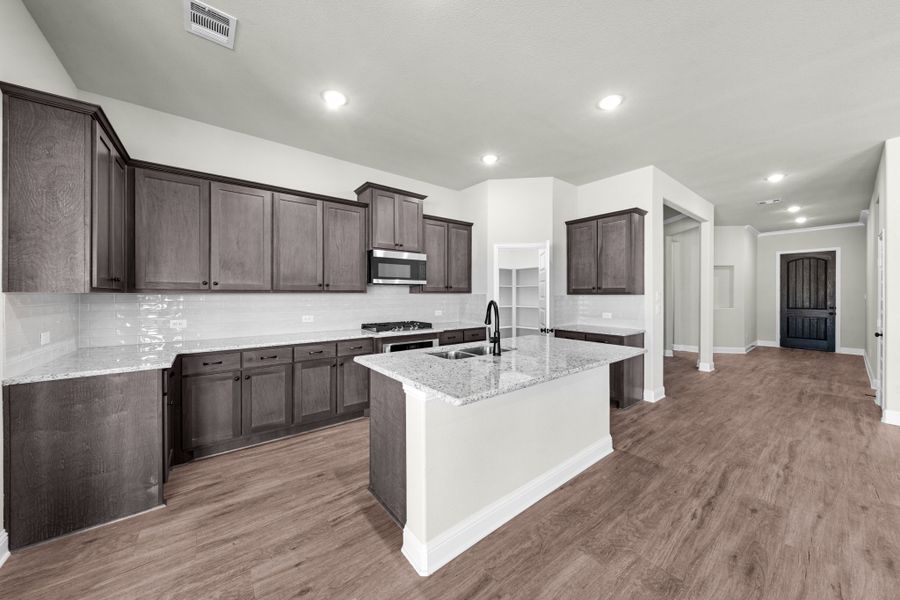 Furnished interior view inside a new home in Lakeview Estates, Canton (Image 6).