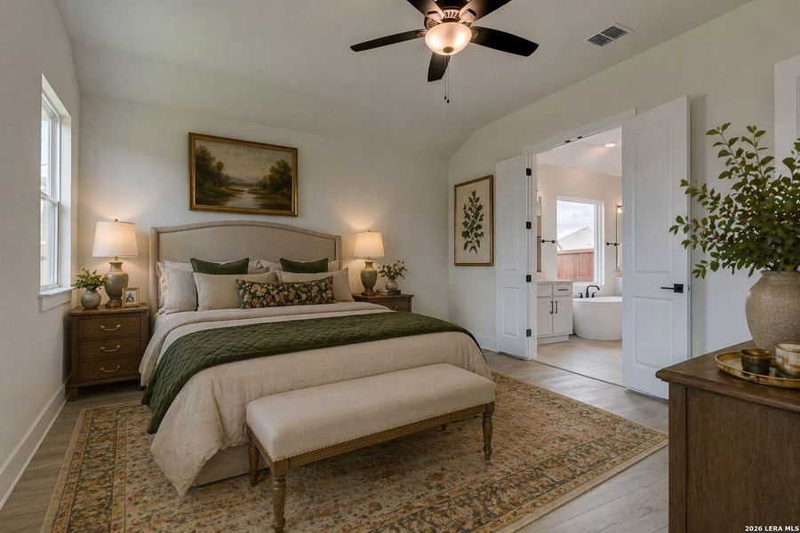 Furnished interior view inside a new home in Megan's Landing, Castroville (Image 15).