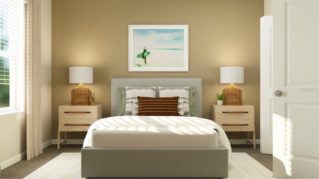 Furnished interior view inside a new home in , Clermont (Image 5).