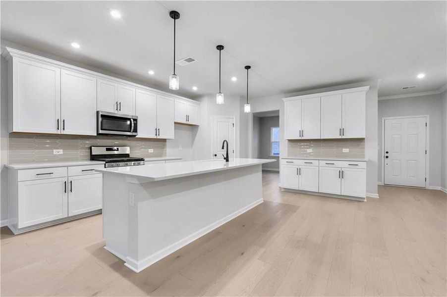 Furnished interior view inside a new home in Briar Creek, Atlanta (Image 10).
