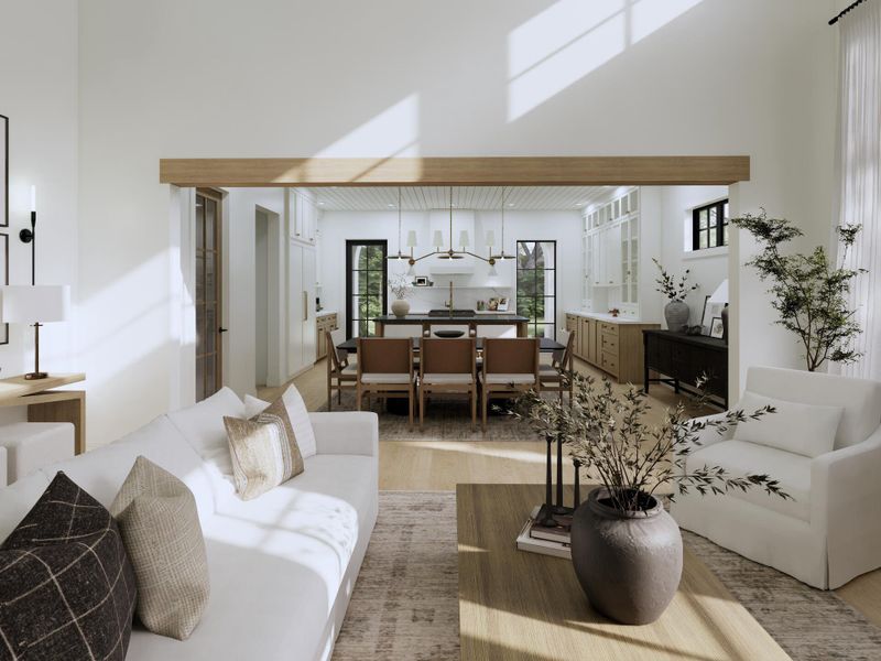 Furnished interior view inside a new home in , Lake Worth (Image 67).