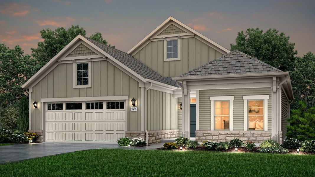 Representative exterior photo of a completed home built from the Salerno by Epcon Communities in The Grove at Haven Hill, Lenoir City, TN (Image 23). Representative exterior photo of a completed home built from the Salerno by Epcon Communities in The Grove at Haven Hill, Lenoir City, TN (Image 23).