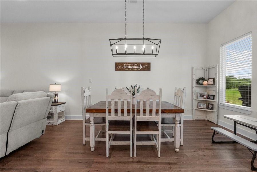 Furnished interior view inside a new home in , Santa Fe (Image 15).