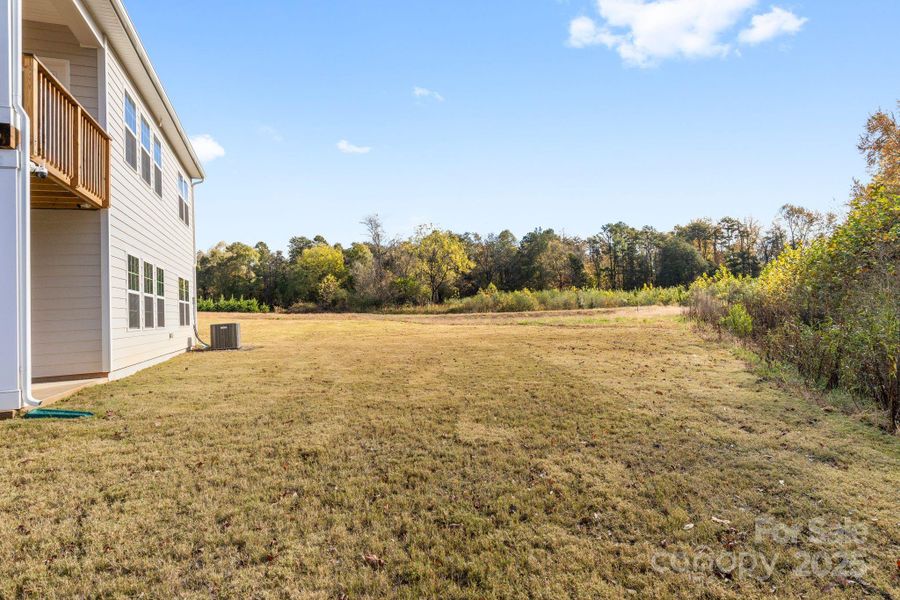 Exterior details and patio area of a home in Bell Farm: 60's, Statesville (Image 26).