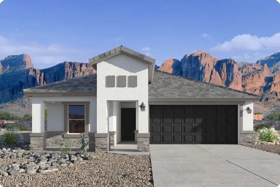 Del Rio Ranch, Easton elevation D