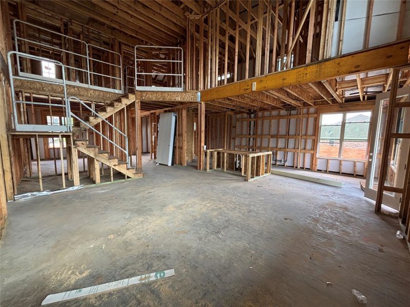 In-progress construction of a new home in Provence 70s, Austin, TX (Image 12). In-progress construction of a new home in Provence 70s, Austin, TX (Image 12).