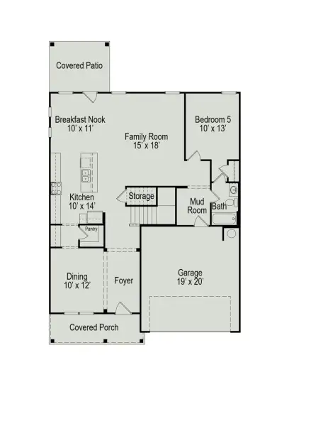 2D floor plan layout of this home in Fulshear Lakes, Fulshear, TX (Image 2). 2D floor plan layout of this home in Fulshear Lakes, Fulshear, TX (Image 2).