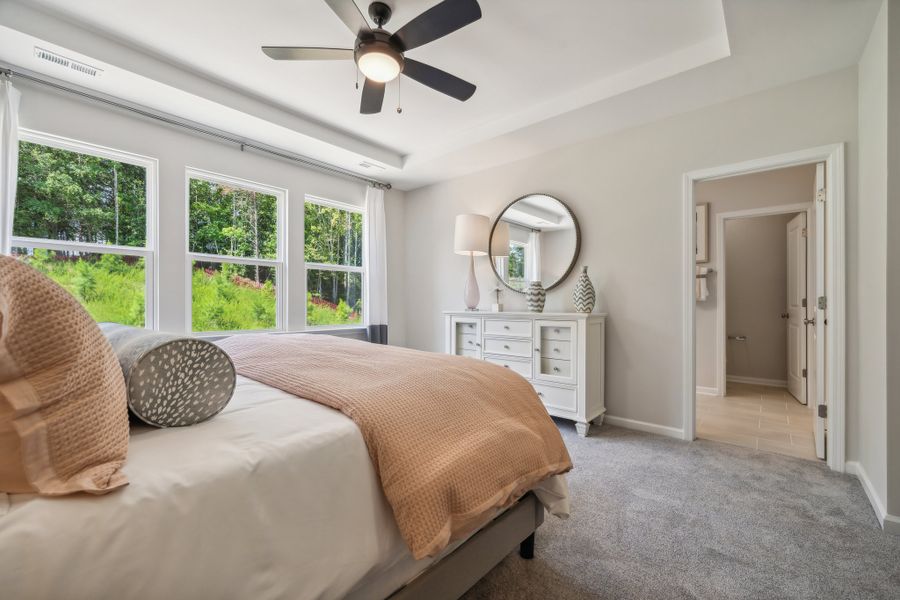 Furnished interior view inside a new home in Terraces at the Exchange, Indian Land (Image 14). Furnished interior view inside a new home in Terraces at the Exchange, Indian Land (Image 14).