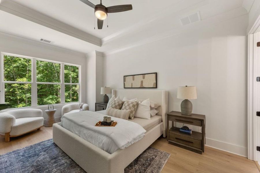 Furnished interior view inside a new home in Arden on Lanier, Cumming (Image 19).