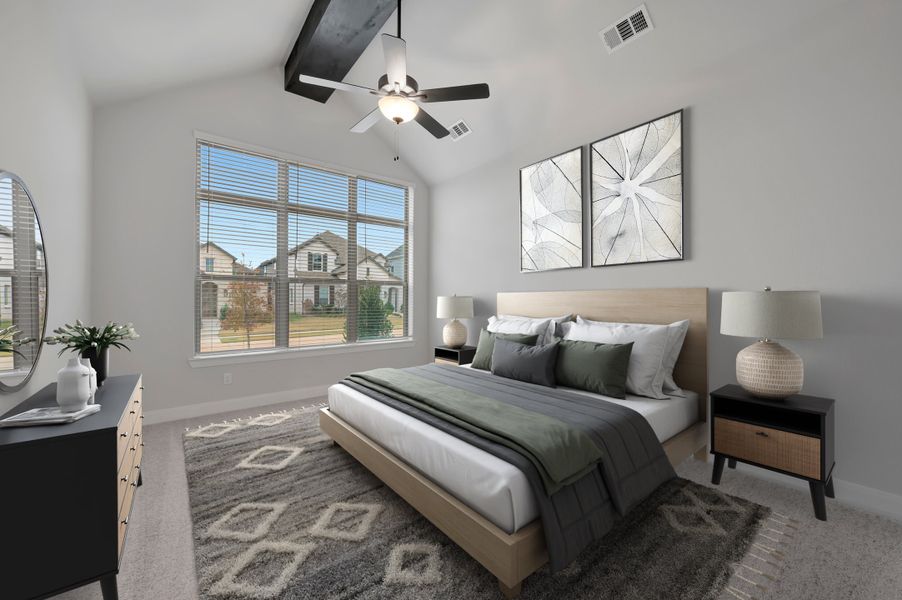 Furnished interior view inside a new home in Mantua Point Gardens, Van Alstyne (Image 6). Furnished interior view inside a new home in Mantua Point Gardens, Van Alstyne (Image 6).