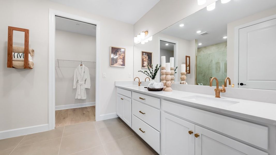 Furnished interior view inside a new home in Esplanade by the Islands Coach Homes, Naples (Image 9).