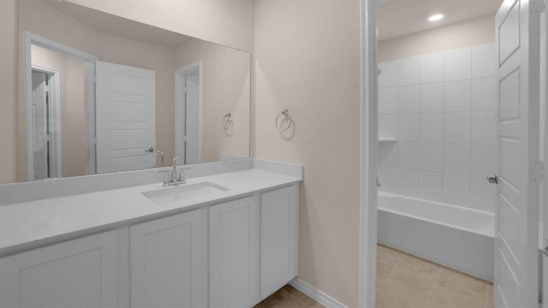 Furnished interior view inside a new home in The Landing at Hidden Lakes, McKinney (Image 7).