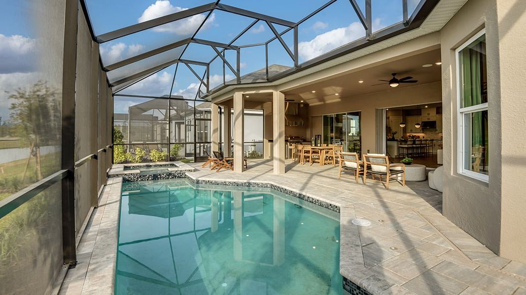 Representative exterior details of a home built from the Pallazio by Taylor Morrison in Westview Community Group Page, Kissimmee (Image 4).