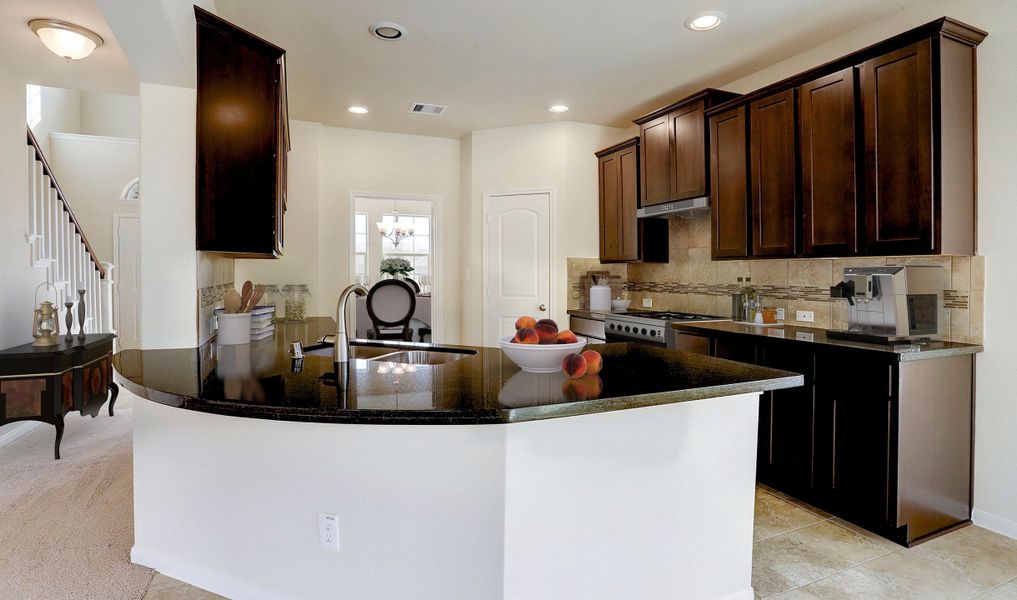 Large kitchen island