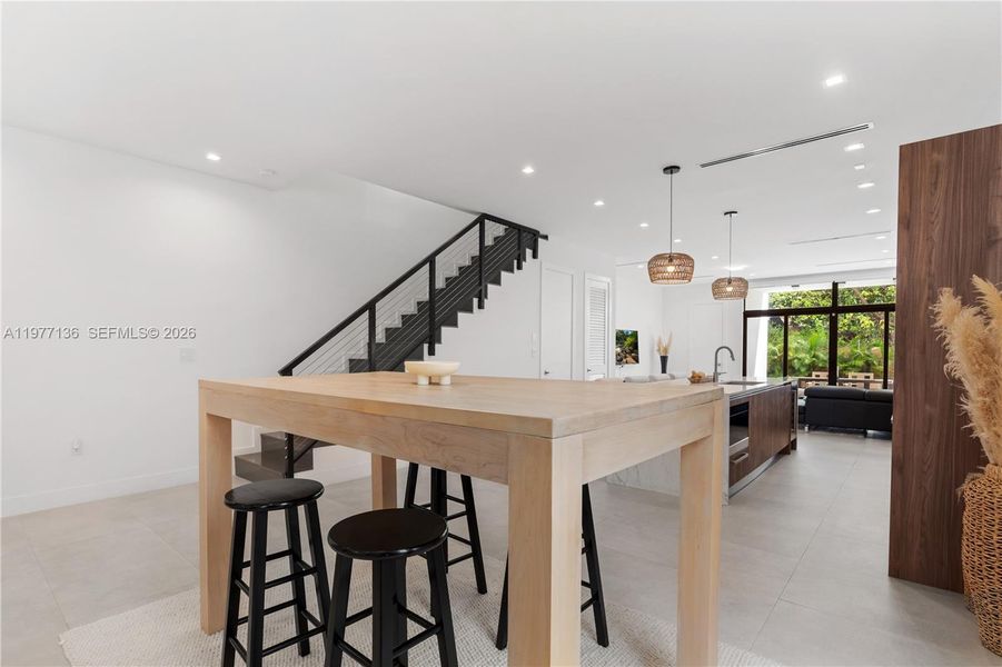 Furnished interior view inside a new home in , Miami (Image 36).