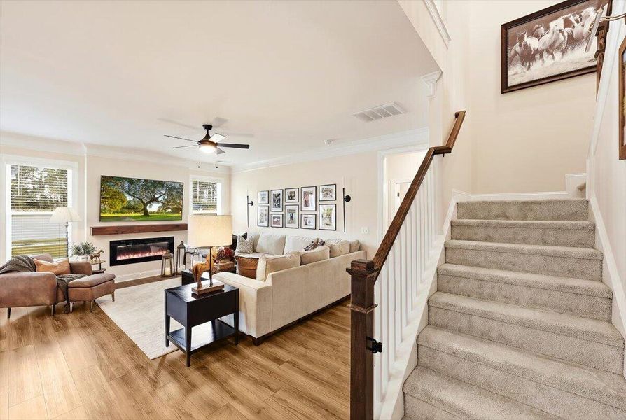 Furnished interior view inside a new home in , Ridgeville (Image 57). Furnished interior view inside a new home in , Ridgeville (Image 57).