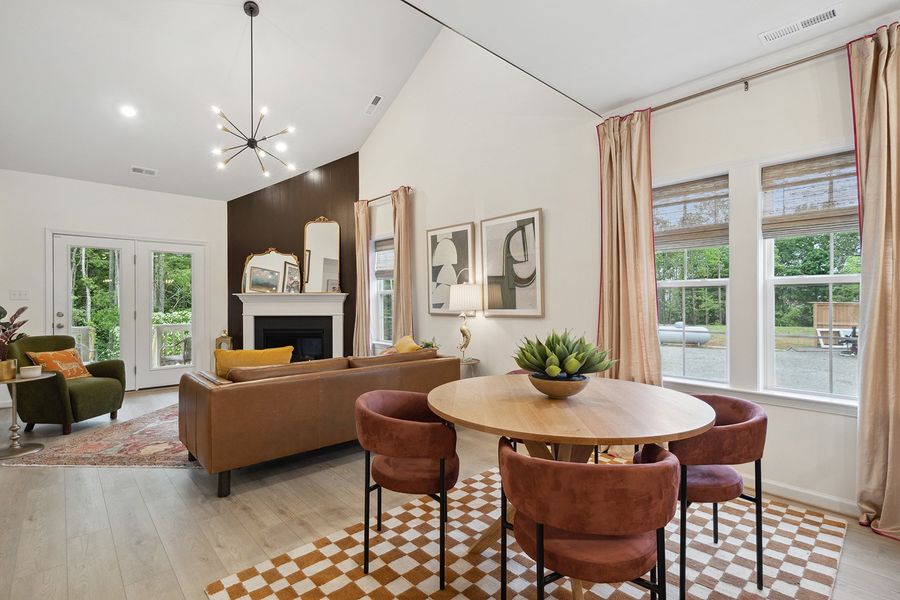 Representative furnished interior of a home built from the Evans - Genesis Value Collection by Mungo Homes in Bluefield, Lexington (Image 5).
