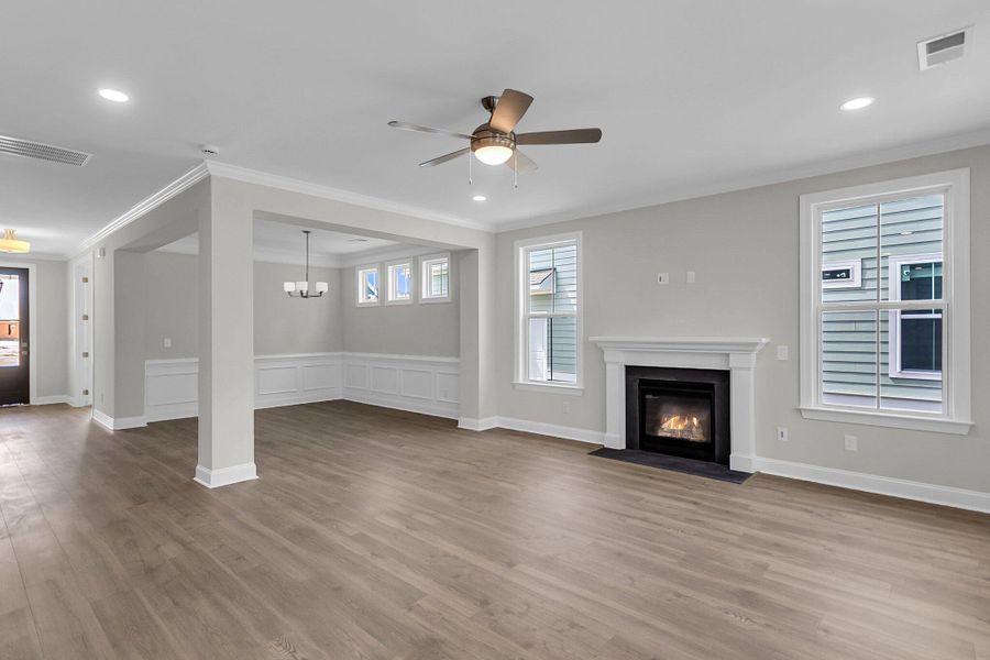 Spacious, unfurnished interior of a new home in Phillips Crossing, Ridgeville (Image 28).