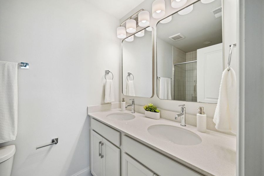 Furnished interior view inside a new home in Lakeview Commons, Goose Creek (Image 36).