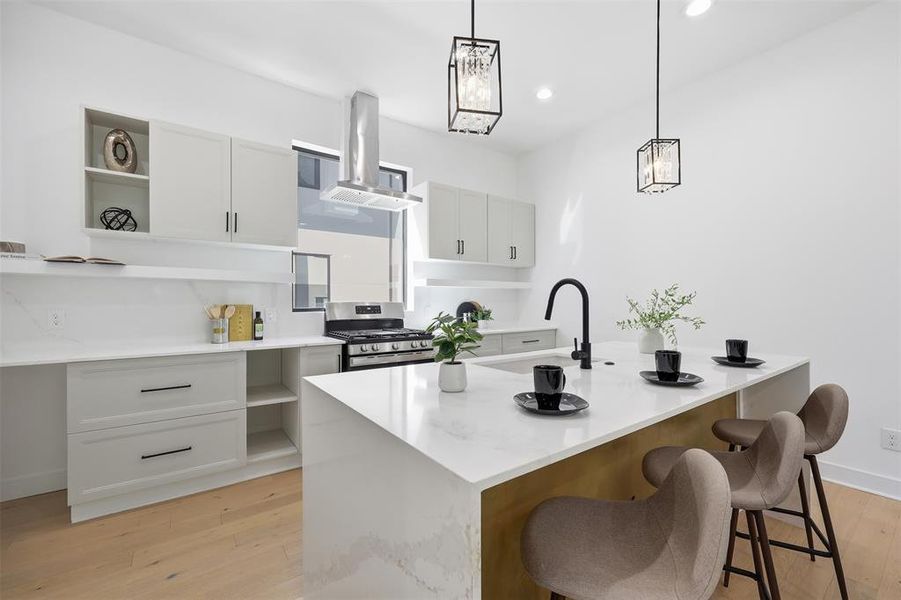 Furnished interior view inside a new home in , Dallas (Image 7).