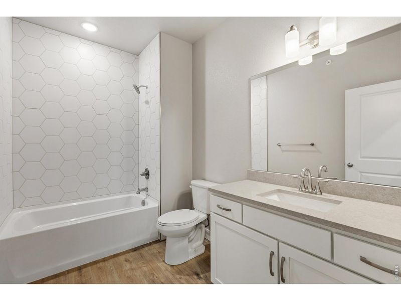 Furnished interior view inside a new home in Northfield at Old Town - Vista Collection, Fort Collins (Image 3).