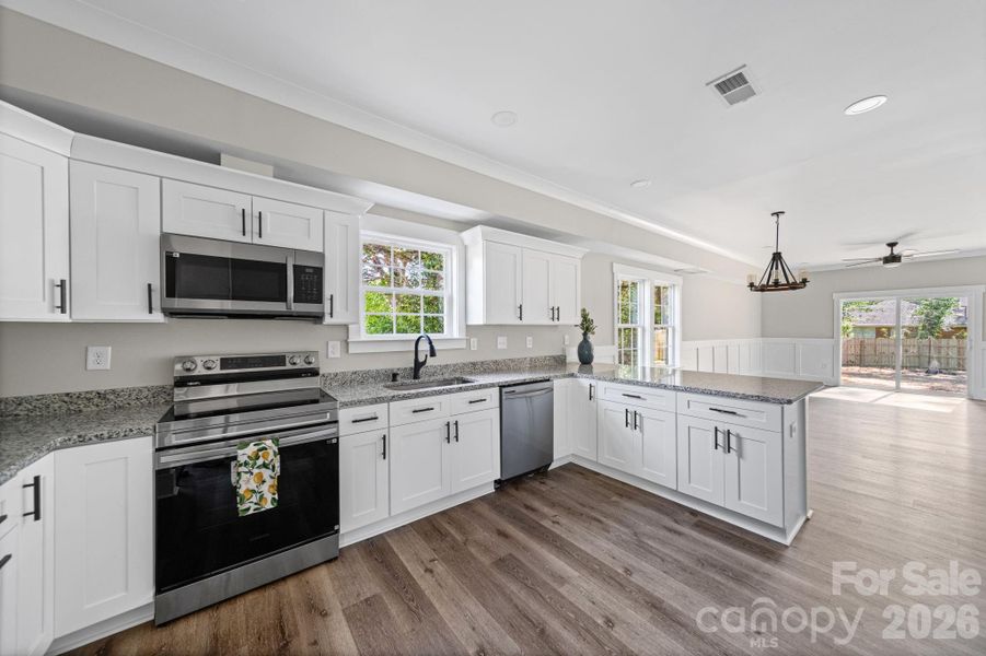 Furnished interior view inside a new home in , Charlotte (Image 13).