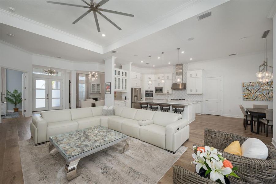 Furnished interior view inside a new home in , Sarasota (Image 8).