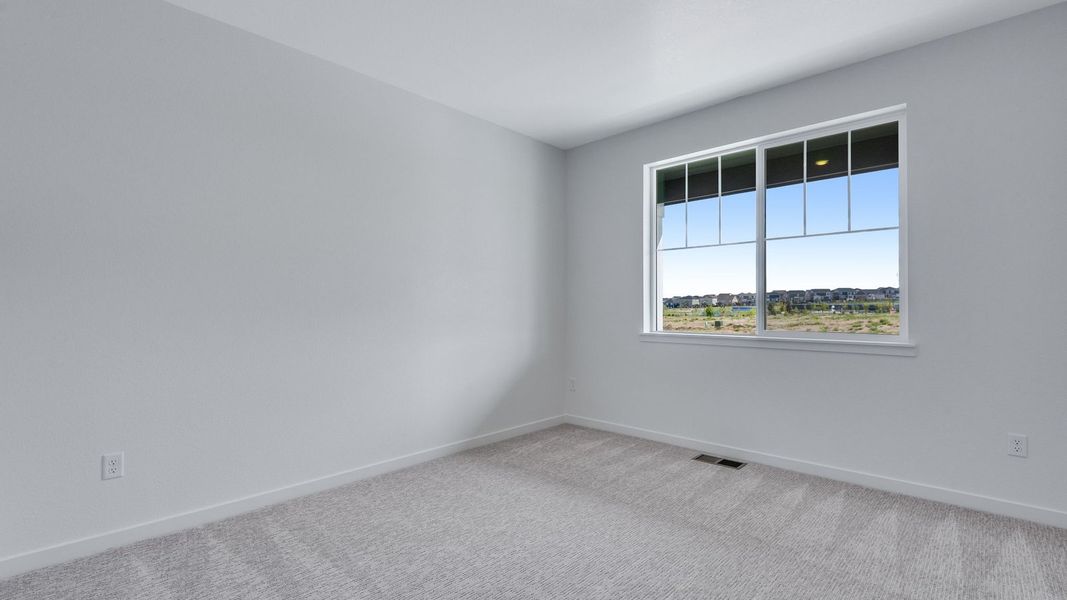 Spacious, unfurnished interior of a new home in Trails at Crowfoot, Parker (Image 17). Spacious, unfurnished interior of a new home in Trails at Crowfoot, Parker (Image 17).