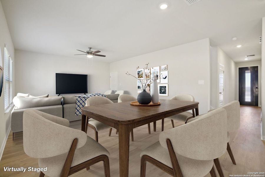 Furnished interior view inside a new home in Royal Crest, San Antonio (Image 16).