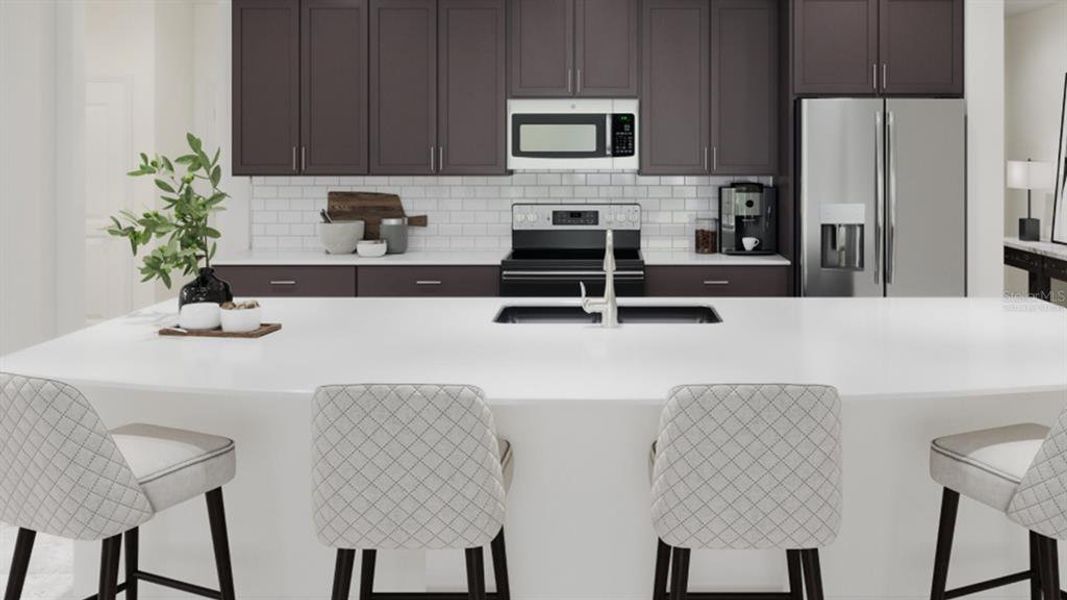 Furnished interior view inside a new home in , Clermont (Image 4).