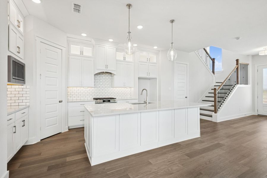 Furnished interior view inside a new home in , Katy (Image 9).