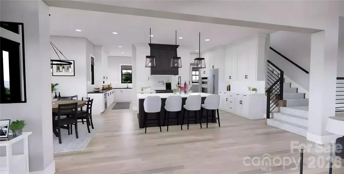 Furnished interior view inside a new home in , Mooresville (Image 5).