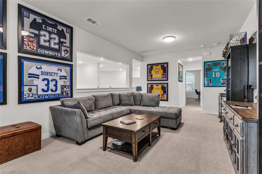 Furnished interior view inside a new home in , Fate (Image 8). Furnished interior view inside a new home in , Fate (Image 8).