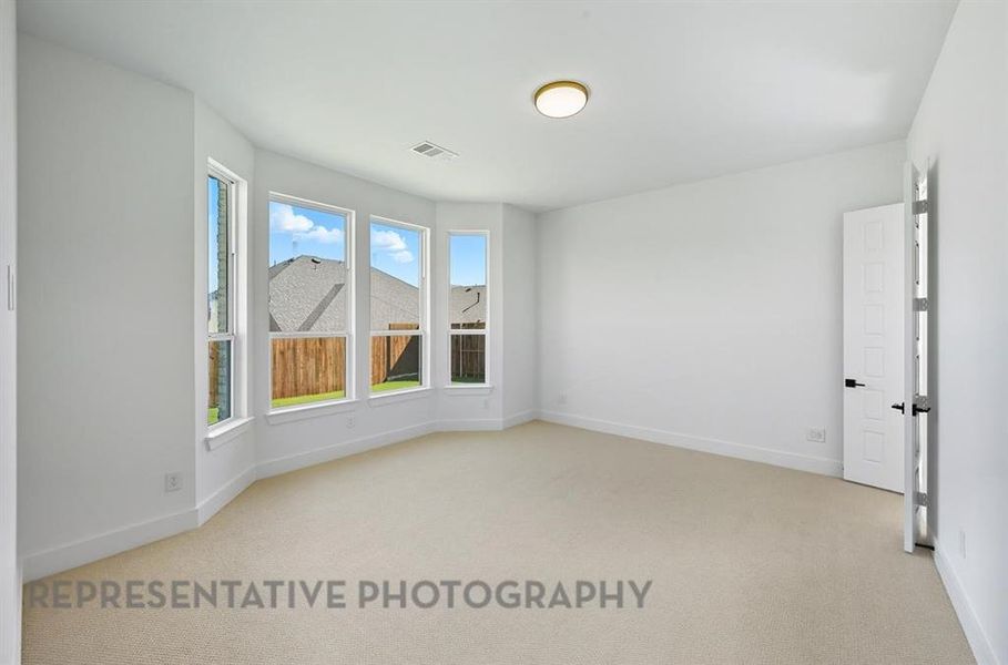 Spacious, unfurnished interior of a new home in Wildflower Ranch: Artisan Series - 60ft. lots, Dish (Image 17). Spacious, unfurnished interior of a new home in Wildflower Ranch: Artisan Series - 60ft. lots, Dish (Image 17).