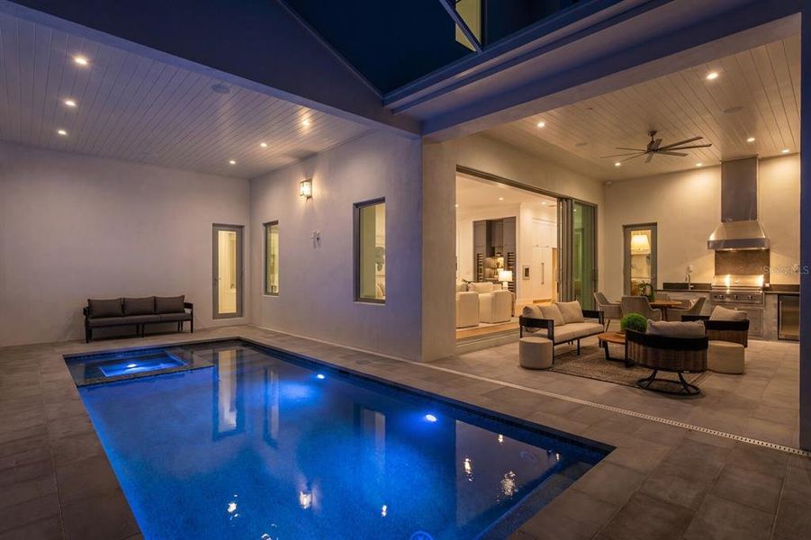 Exterior details and patio area of a home in , Tampa (Image 30).