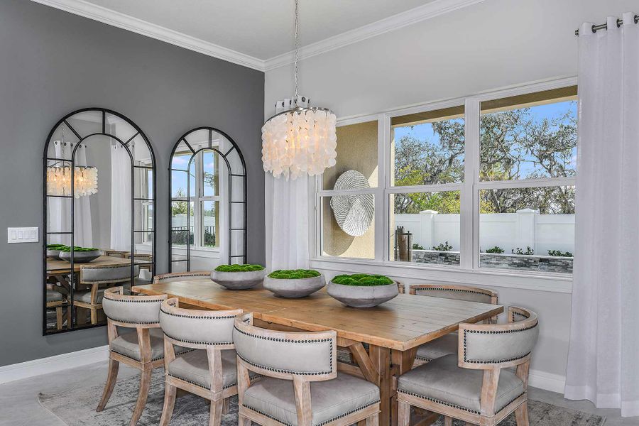 Furnished interior view inside a new home in Avondale at Avenir, Palm Beach Gardens (Image 5).