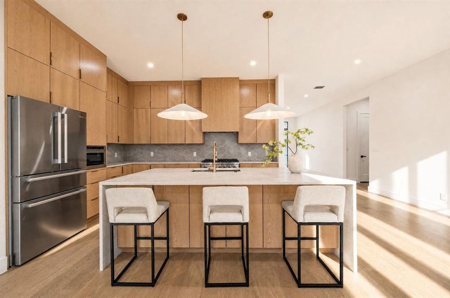 Furnished interior view inside a new home in , Dallas (Image 8).