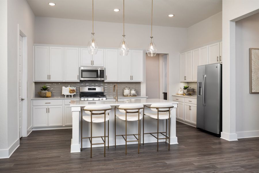 Representative furnished interior of a home built from the Savannah by Tri Pointe Homes in View at the Reserve, Mansfield (Image 3).